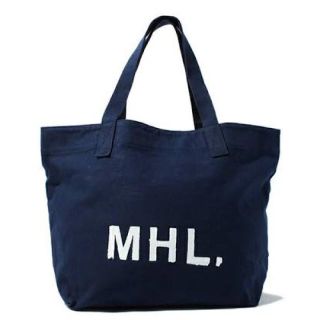 MHL.ロゴバッグ ネイビー