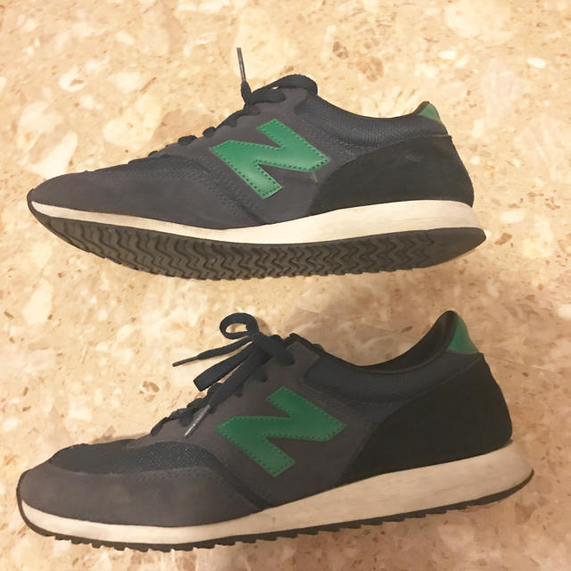 New Balance(ニューバランス)のニューバランス☆レディース☆ネイビー×グリーン メンズの靴/シューズ(スニーカー)の商品写真