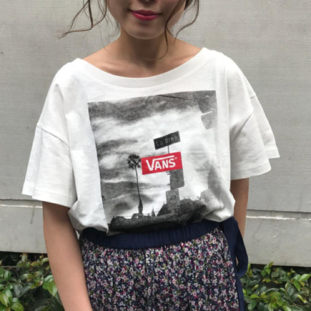 Kastane(カスタネ)の残3枚❗️VANSコラボT♡ホワイト レディースのトップス(Tシャツ(半袖/袖なし))の商品写真