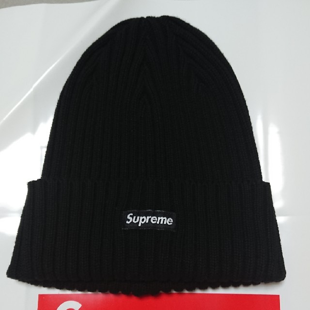 Supreme(シュプリーム)の黒 18SS supreme overdyed ribbed beanie メンズの帽子(ニット帽/ビーニー)の商品写真