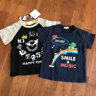 サンカンシオン(3can4on)のタカピヨ様専用☆新品タグ付あり3can4onTシャツ2枚セット☆90(Tシャツ/カットソー)