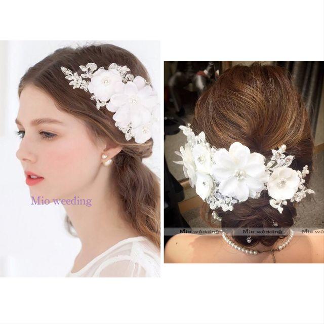 ❀高品質❀ヘッドドレス❀ヘアアクセサリー❀フラワー 髪飾り❀MAA レディースのヘアアクセサリー(その他)の商品写真