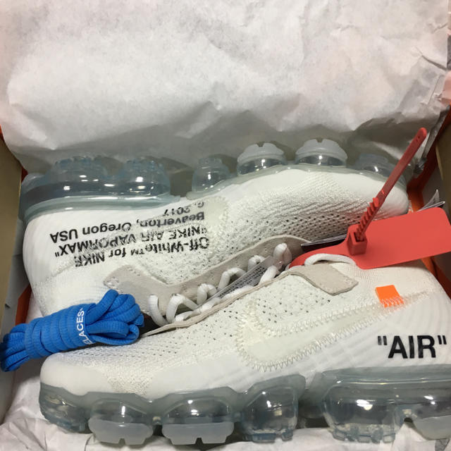 NIKE(ナイキ)の24.0cm NIKE THE TEN air Vapor Max white レディースの靴/シューズ(スニーカー)の商品写真