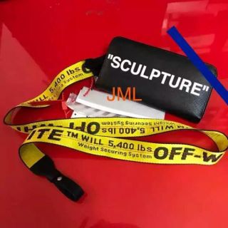 オフホワイト(OFF-WHITE)のOFF-WHITE Logo shoulder strap YL(ベルト)