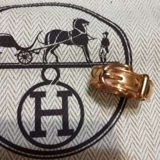 エルメス(Hermes)のエルメス　ブックルセリエ　ベルトモチーフ　スカーフリング(バンダナ/スカーフ)