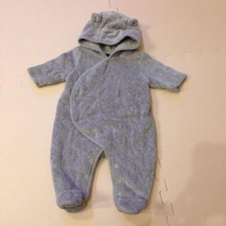 ベビーギャップ(babyGAP)のクマ耳  防寒カバーオール3ヶ月〜6ヶ月(カバーオール)