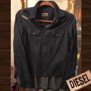 ディーゼル(DIESEL)の【美品❗️】DIESEL インディゴデニムシャツ(シャツ/ブラウス(長袖/七分))