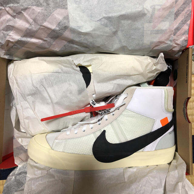 沸騰ブラドン OFF-WHITE - ナイキ ブレーザー オフホワイト nike