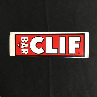 CLIF BAR クリフバー ステッカー9cm×3.6cmロゴステッカー 大きめ(その他)