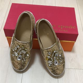 ケイトスペードニューヨーク(kate spade new york)の❁ケイトスペード グリッタースリッポン❁(スニーカー)