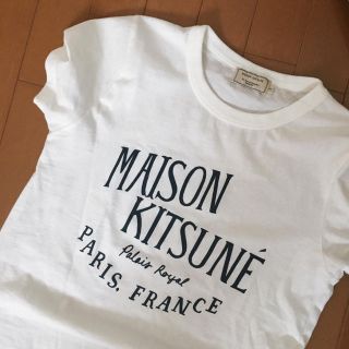 メゾンキツネ(MAISON KITSUNE')のMaison Kitsune メゾンキツネ パレロイヤルTシャツ美品S(Tシャツ(半袖/袖なし))