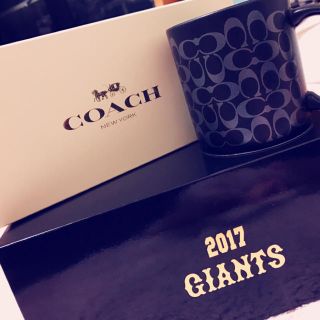 コーチ(COACH)のりお様専用★ COACH マグカップ 2個セット＊オーナー特典(グラス/カップ)