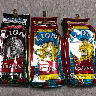 ライオン(LION)の【バンビ♪様専用】ライオンコーヒー デカフェ・ヘーゼルナッツの2袋(コーヒー)