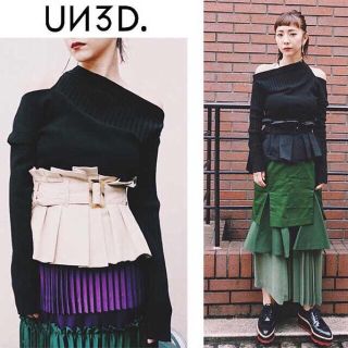 アメリヴィンテージ(Ameri VINTAGE)のR❤︎様専用  UN3D バックルビスチェベルト black(ベルト)