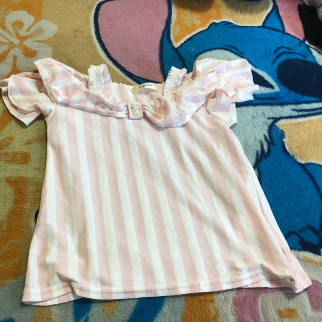 しまむら(シマムラ)の服 キッズ/ベビー/マタニティのキッズ服女の子用(90cm~)(Tシャツ/カットソー)の商品写真