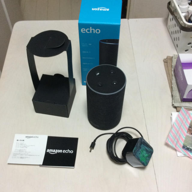 ECHO(エコー)のAmazon echo  スマホ/家電/カメラのオーディオ機器(スピーカー)の商品写真