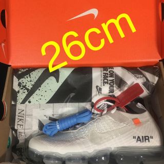 ナイキ(NIKE)の26cm NIKE OFF-WHITE THE 10 AIR VAPORMAX (スニーカー)