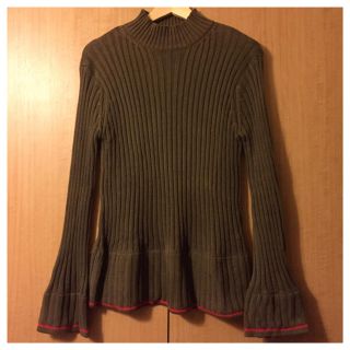 コムデギャルソン(COMME des GARCONS)のトリコ コムデギャルソン  tricot リブニット ベルスリーブ  フレア(ニット/セーター)