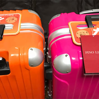 新品 ピノリブロPINO LIBROキャリーケース 60L 軽楽TSA ピンク(スーツケース/キャリーバッグ)