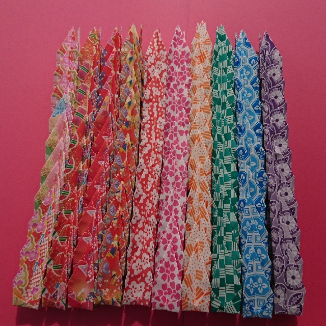千代紙の折り鶴 ハンドメイドのウェディング(その他)の商品写真