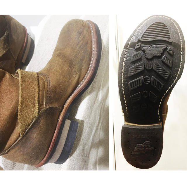 REDWING(レッドウィング)のRED WING（レッドウィング）エンジニアブーツ／キャメル  24.5cm レディースの靴/シューズ(ブーツ)の商品写真