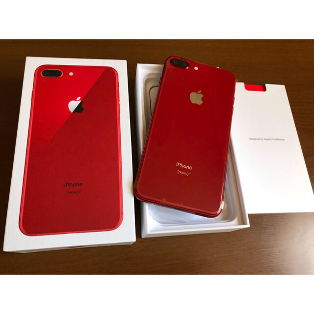iPhone8 PLUS 64GB RED 赤 レッド simフリー 新品未使用