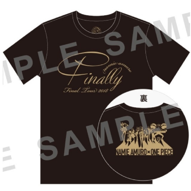 安室奈美恵／「NAMIE AMURO×ONE PIECE」 コラボツアーＴシャツ エンタメ/ホビーのアニメグッズ(その他)の商品写真