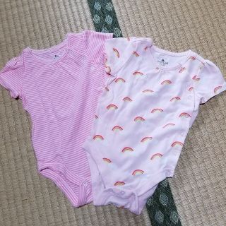 ベビーギャップ(babyGAP)のbabyGap ロンパース3～6months 虹柄のみ(ロンパース)