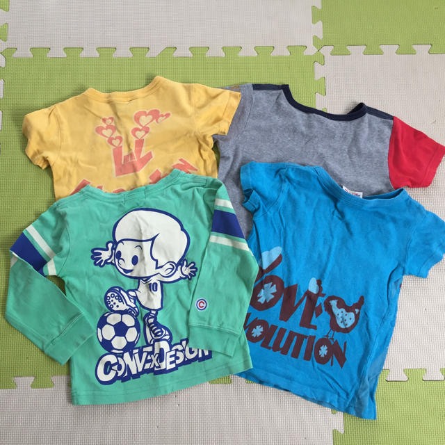 CONVEX(コンベックス)のブランドTシャツ 4枚セット キッズ/ベビー/マタニティのキッズ服男の子用(90cm~)(Tシャツ/カットソー)の商品写真