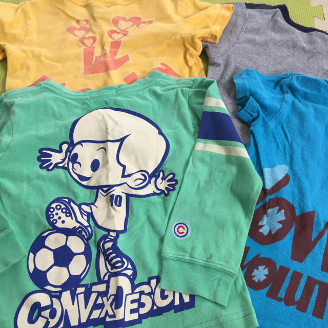 CONVEX(コンベックス)のブランドTシャツ 4枚セット キッズ/ベビー/マタニティのキッズ服男の子用(90cm~)(Tシャツ/カットソー)の商品写真