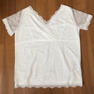 グリーンパークス(green parks)の新品！レースTシャツ♡期間限定値下げ！(Tシャツ(半袖/袖なし))