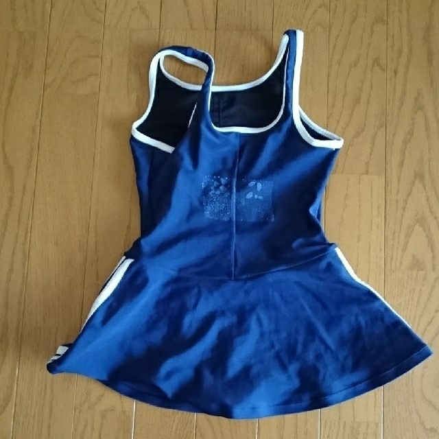 adidas(アディダス)のadidas スクール水着 140cm 紺色 キッズ/ベビー/マタニティのキッズ服女の子用(90cm~)(水着)の商品写真