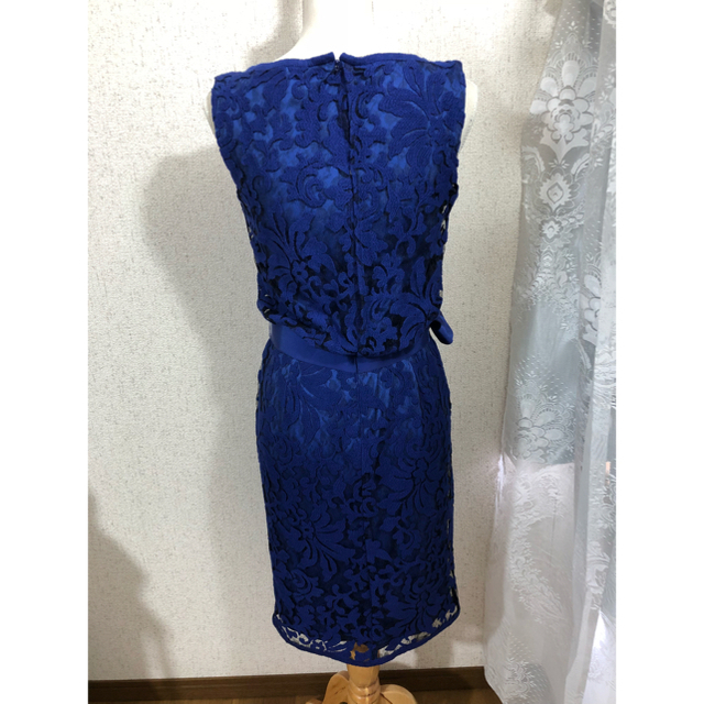 TADASHI SHOJI(タダシショウジ)の新品　タダシショージ　Tadashi Shoji　ブルー　ワンピースドレス レディースのワンピース(ひざ丈ワンピース)の商品写真