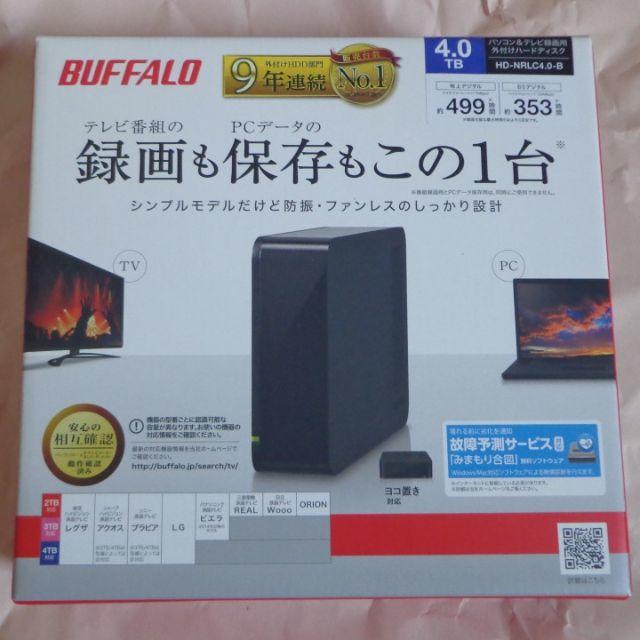 Buffalo バッファロー 外付けhdd 4tb Hd Nrlc4 0 Bの通販 By Buffalo バッファロー 外付けhdd 4tb Hd Nrlc4 0 Bの通販 By