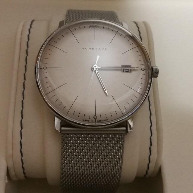 最適な価格 JUNGHANS 値下げ!17日迄】極美品‼︎ユンハンス 腕時計