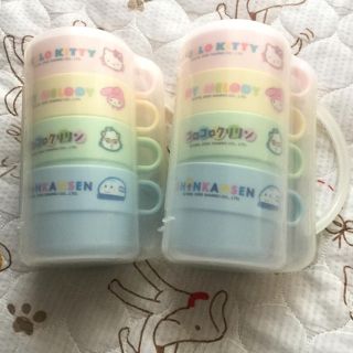 サンリオ(サンリオ)のサンリオ プラスチックコップ　セット　×2(グラス/カップ)