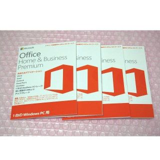 マイクロソフト(Microsoft)のOffice Home and Business Premium 4個セット(その他)