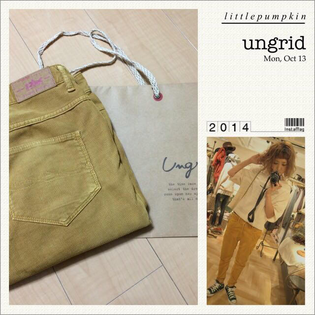 Ungrid(アングリッド)のコーデュロイサルエルパンツ レディースのパンツ(サルエルパンツ)の商品写真