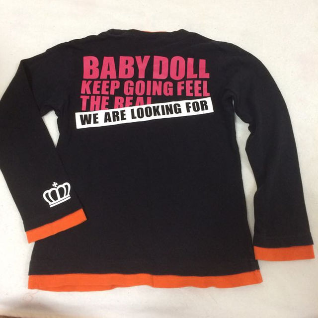 BABYDOLL(ベビードール)のBABY DOLL 長袖 120 キッズ/ベビー/マタニティのキッズ服男の子用(90cm~)(Tシャツ/カットソー)の商品写真