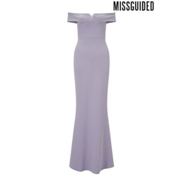 MISSGUIDED(ミスガイデッド)のMissguided（ミスガイデッド）◇クレープ バルドー マキシドレス レディースのワンピース(ロングワンピース/マキシワンピース)の商品写真