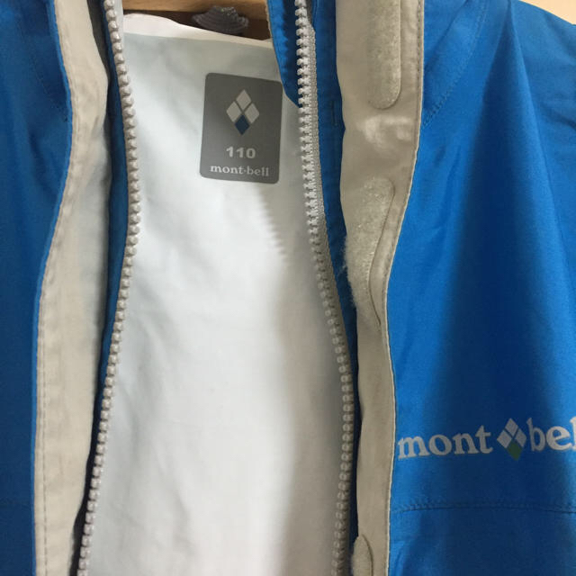 mont bell(モンベル)のmont bell モンベル レインウェア 110 断捨離中^ ^ キッズ/ベビー/マタニティのキッズ/ベビー/マタニティ その他(その他)の商品写真