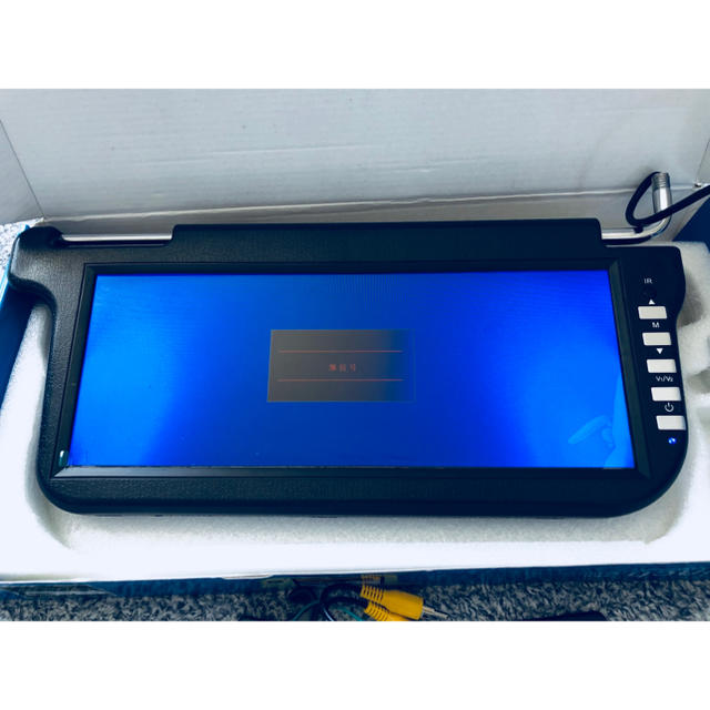 新品通電確認済☆サンバイザーモニター 12.3インチ ブラックの 新品通電確認済☆サンバイザーモニター 12.3インチ ブラックの