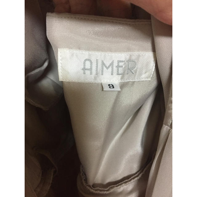 AIMER(エメ)のaimer  ドレス 二次会 エメ シフォン ロングドレス 花嫁 衣装 レディースのフォーマル/ドレス(ロングドレス)の商品写真