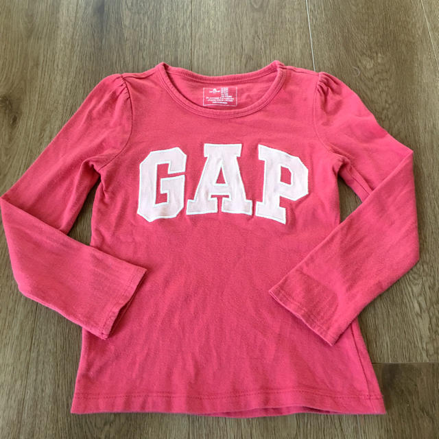 GAP(ギャップ)の☆100cmからOK‼︎☆ 110cm GAP 長袖 Ｔシャツ ピンク♡ キッズ/ベビー/マタニティのキッズ服女の子用(90cm~)(Tシャツ/カットソー)の商品写真