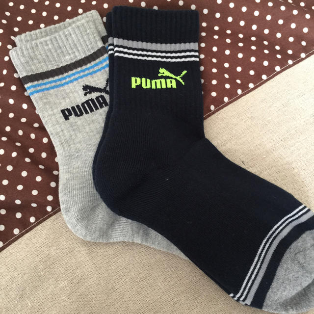 PUMA(プーマ)のプーマ キッズ くつしたセット キッズ/ベビー/マタニティのこども用ファッション小物(靴下/タイツ)の商品写真