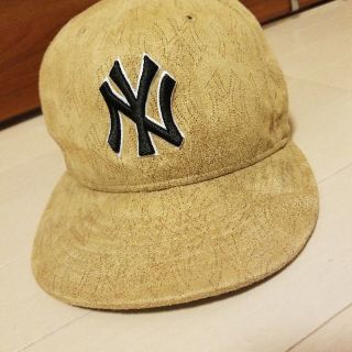 ニューエラー(NEW ERA)のニューヨークヤンキース×ニューエラ　NEW ERA　キャップ　USED　61㎝(その他)