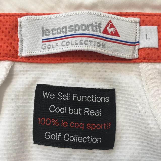 le coq sportif(ルコックスポルティフ)のルコック ゴルフウェア 半袖シャツ Lサイズ レディース スポーツ/アウトドアのゴルフ(ウエア)の商品写真