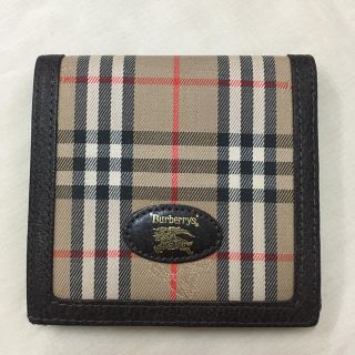 バーバリー(BURBERRY)のBURBERRYS バーバリー ヴィンテージ チェック柄 折り財布 (財布)