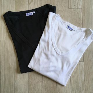 シーサー(Shiesser)のschiesser シーサー Vネック ロンTEE カットソー(Tシャツ(長袖/七分))