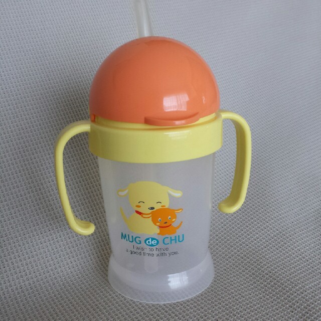 ストローカップ　マグでチュー　PIP BABY キッズ/ベビー/マタニティの授乳/お食事用品(マグカップ)の商品写真